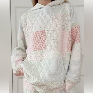 Floral Patchwork Women's Hoodie